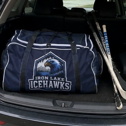 Branded hockey bags with logo