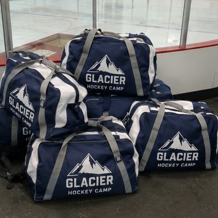 Customized hockey bags for hockey camps and clinics