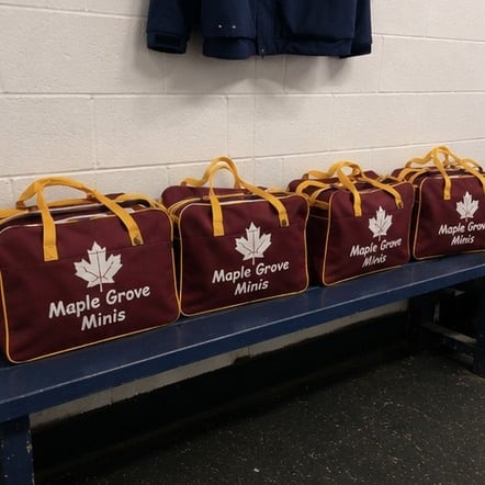 Customized hockey bags for youth hockey teams