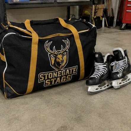 Hockey bags with logo printing