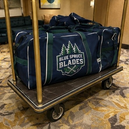 Promotional custom hockey bags with company logo