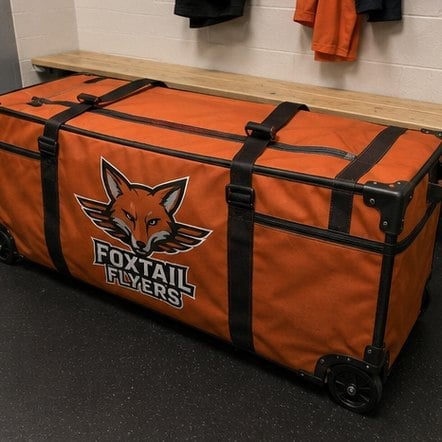 Team Equipment Trunk with custom branding